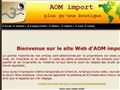 Détails : AOM Import